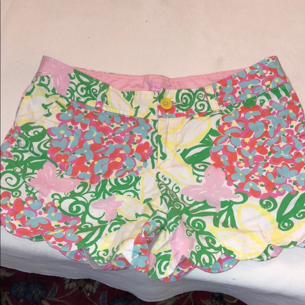 Lilly Pulitzer Buttercup Shorts Size 4